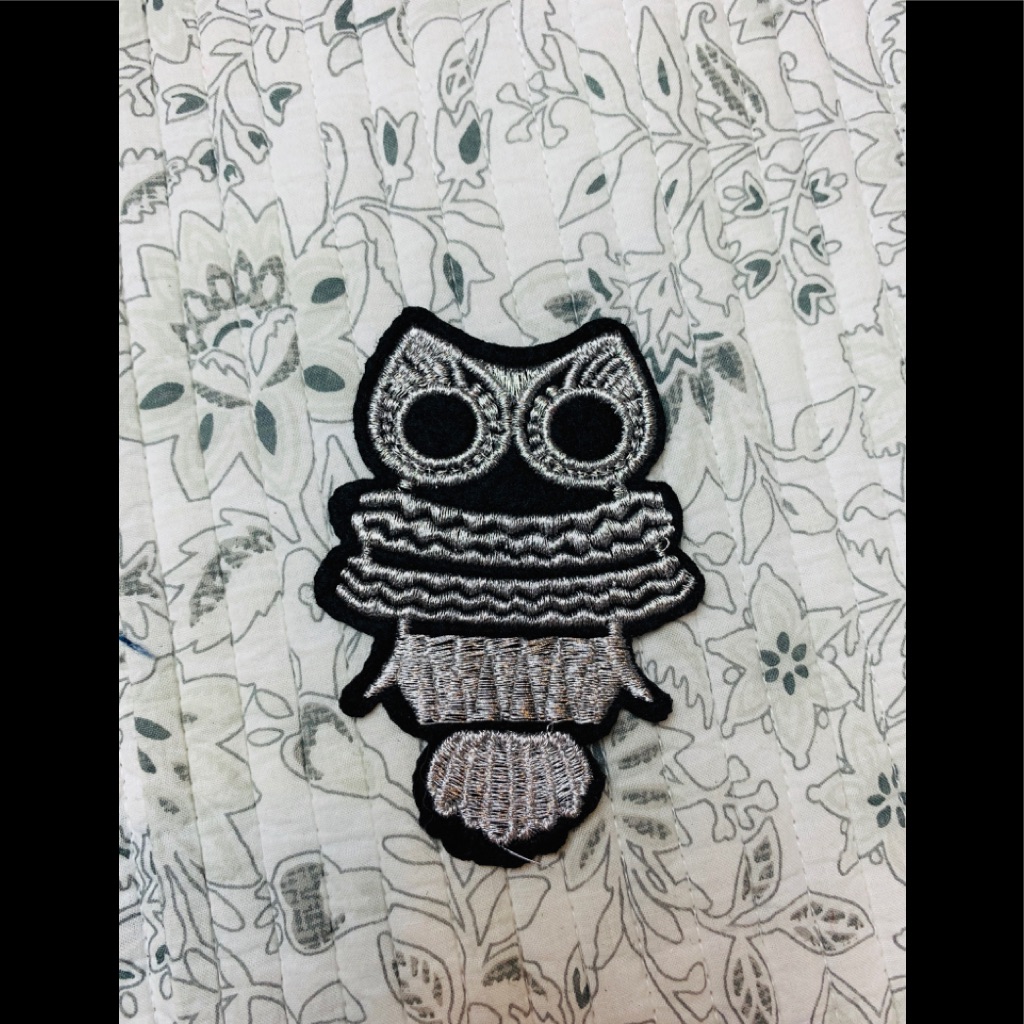 New! (1) Owl Patch